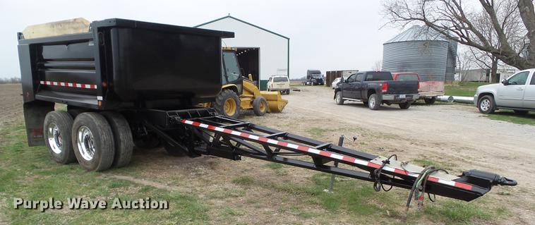 image for item DZ9239 2015 Clement 2AT12105 end dump pup trailer
