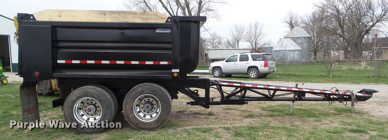 image for item DZ9239 2015 Clement 2AT12105 end dump pup trailer