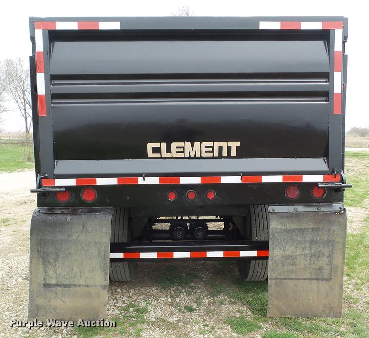 image for item DZ9239 2015 Clement 2AT12105 end dump pup trailer