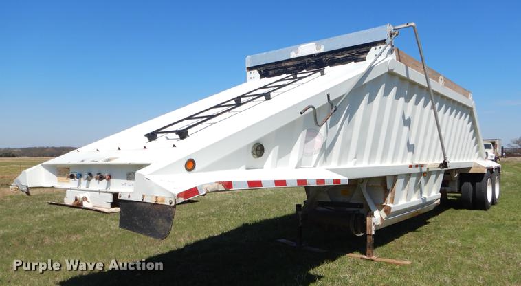 image for item EI9006 2012 Construction Trailer Specialist, Inc. BDT-40 bottom dump trailer