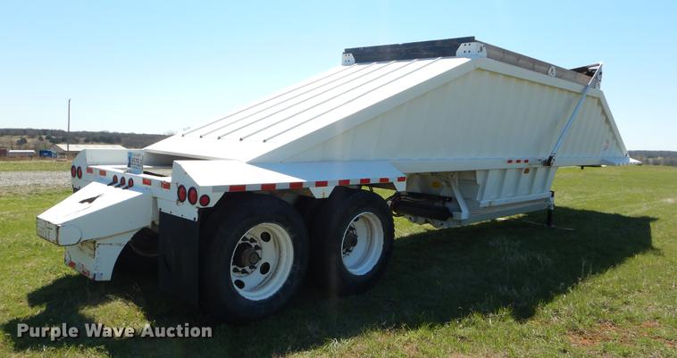 image for item EI9006 2012 Construction Trailer Specialist, Inc. BDT-40 bottom dump trailer