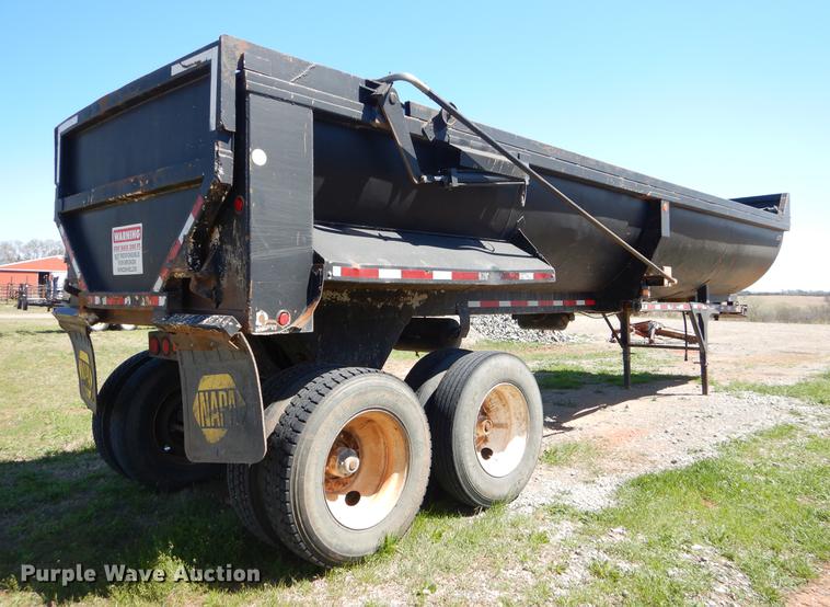 image for item EI9010 1997 Clement end dump trailer
