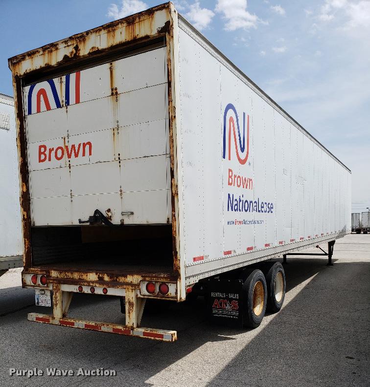 image for item G1132 1997 Stoughton dry van trailer