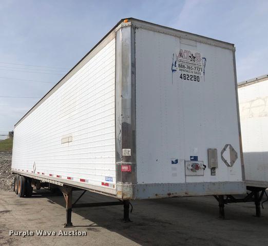 image for item G1147 1987 Stoughton dry van trailer