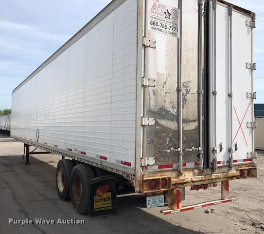 image for item G1147 1987 Stoughton dry van trailer