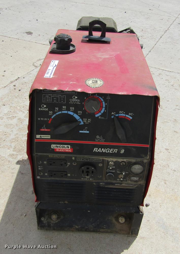 image for item BU9688 Lincoln Electric Ranger 8 welder/generator