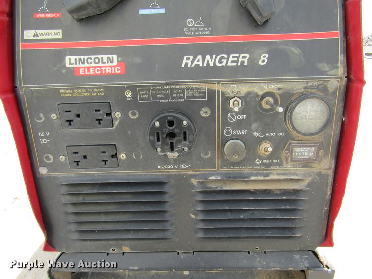 image for item BU9688 Lincoln Electric Ranger 8 welder/generator