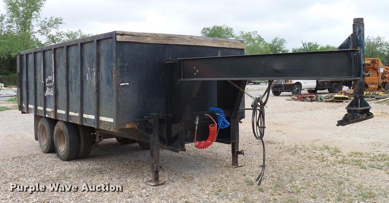 image for item DB5225 1997 West Wind Trailers dump trailer