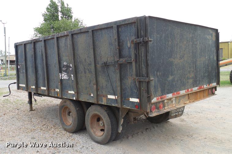 image for item DB5225 1997 West Wind Trailers dump trailer
