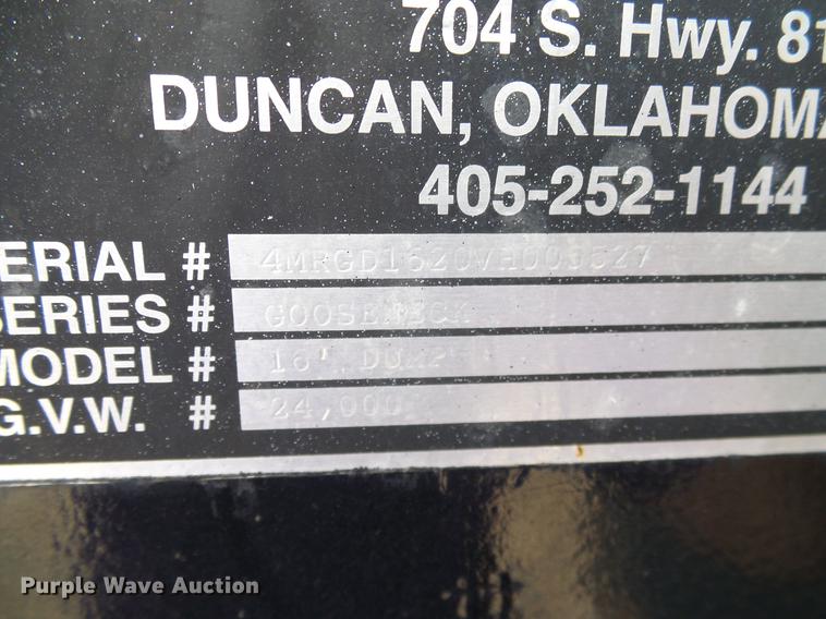 image for item DB5225 1997 West Wind Trailers dump trailer