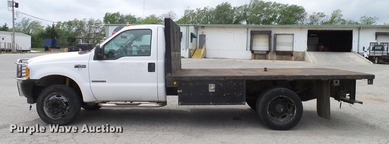 image for item DB5229 2001 Ford F450 Super Duty XL flatbed truck