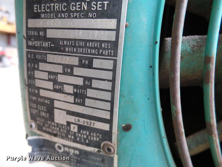 image for item DB5235 Onan 4.0CCK-3CE generator