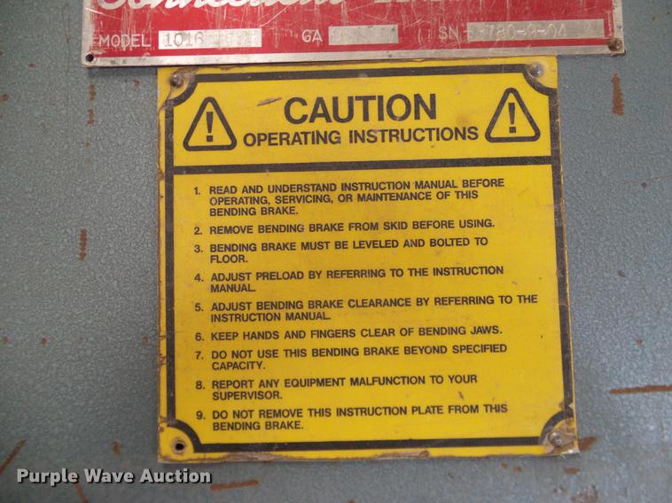 image for item DB5242 Roper Whitney 1016 brake