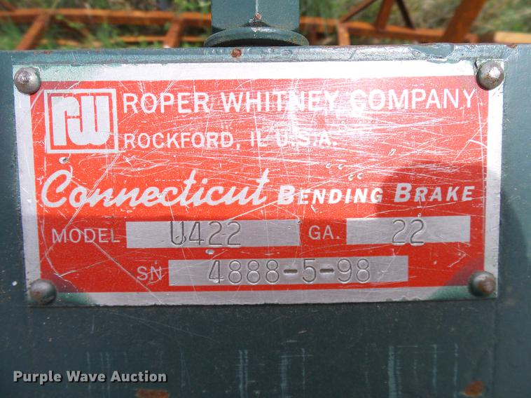 image for item DB5243 Roper Whitney U422 pan brake