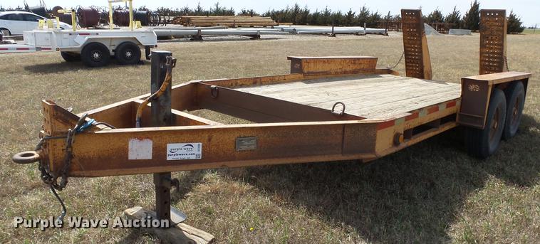 image for item DC3098 1999 Belshe T-1 equipment trailer