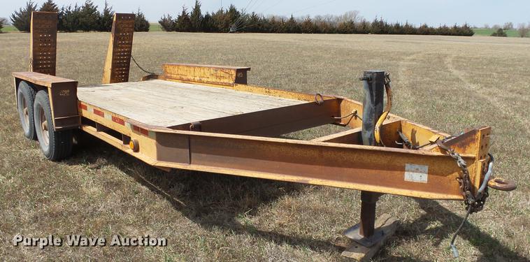 image for item DC3098 1999 Belshe T-1 equipment trailer