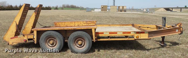 image for item DC3098 1999 Belshe T-1 equipment trailer