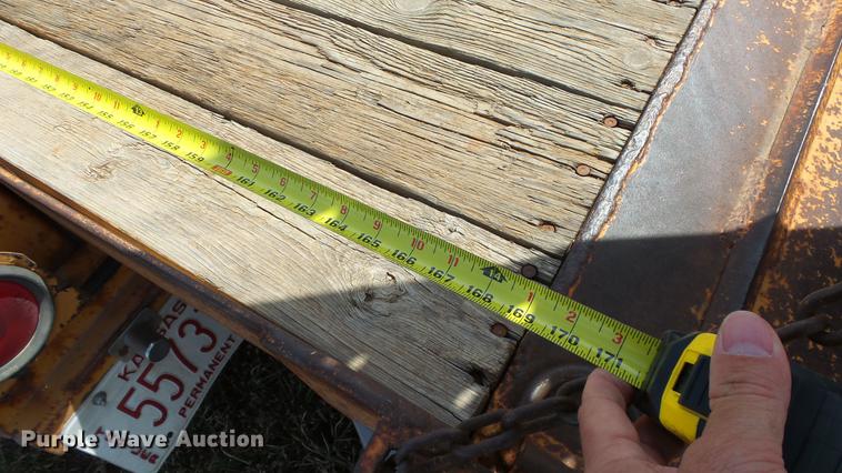 image for item DC3098 1999 Belshe T-1 equipment trailer