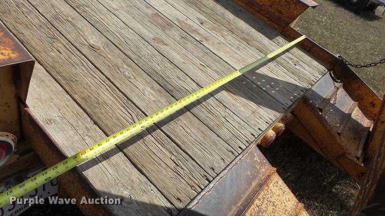 image for item DC3098 1999 Belshe T-1 equipment trailer