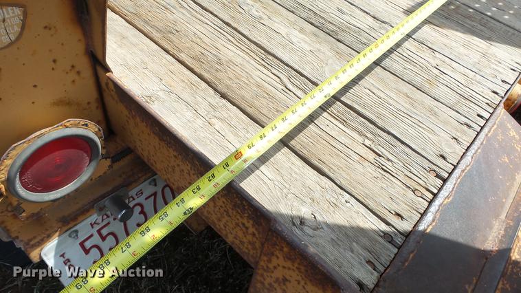 image for item DC3098 1999 Belshe T-1 equipment trailer