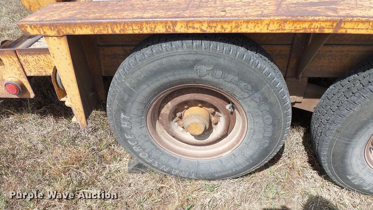 image for item DC3098 1999 Belshe T-1 equipment trailer