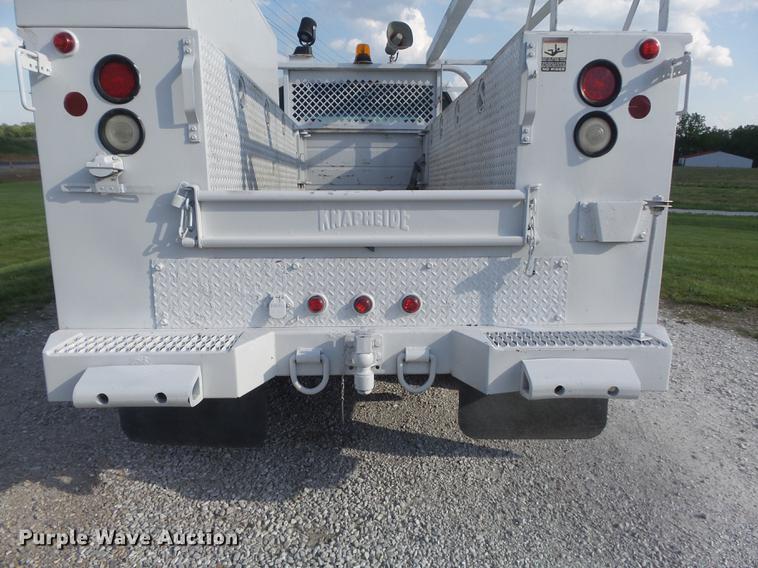 image for item DC7293 2000 Ford F350 Super Duty XL SuperCab utility bed pickup truck