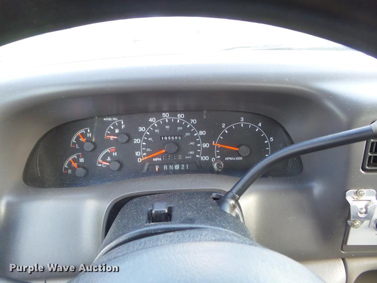 image for item DC7293 2000 Ford F350 Super Duty XL SuperCab utility bed pickup truck