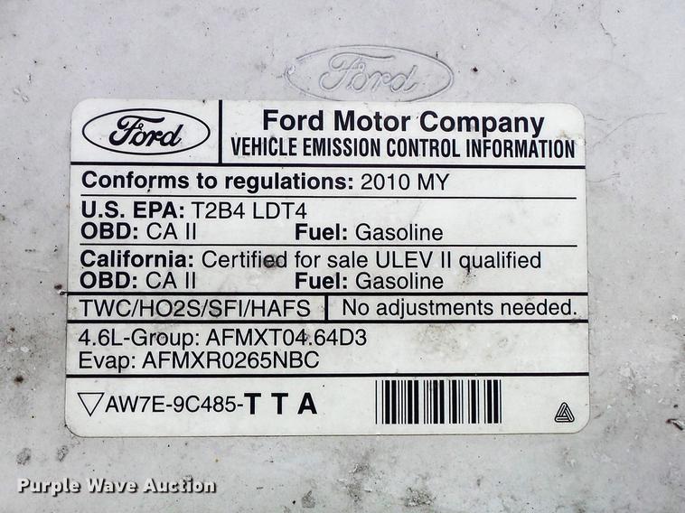 image for item DC7295 2010 Ford F150 XLT SuperCab pickup truck