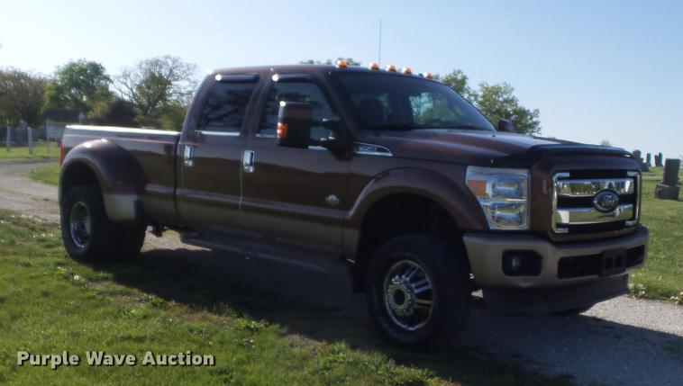 image for item DC7304 2011 Ford F350 Super Duty Lariat King Ranch Crew Cab pickup truck