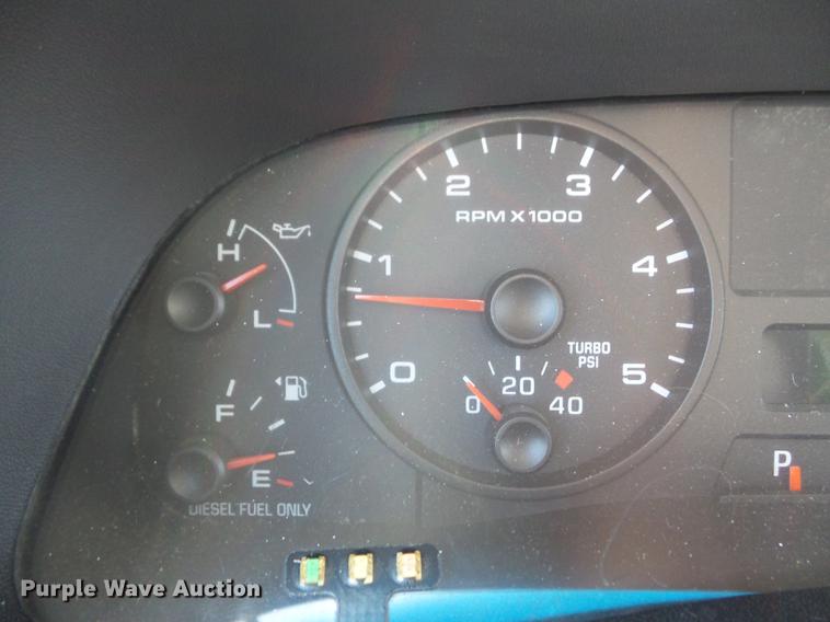 image for item DC7309 2005 Ford F550 Super Duty XL Crew Cab utility truck with crane