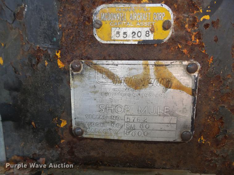 image for item DC7314 United Tractor SM80 Shop Mule aircraft tug