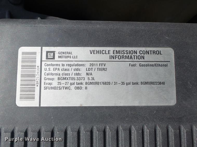 image for item DC7316 2011 Chevrolet Tahoe Police SUV