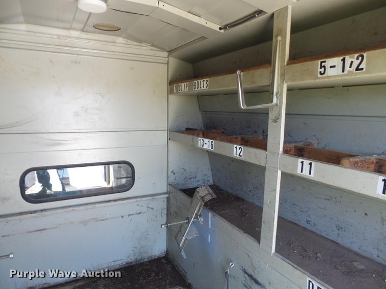 image for item DC7324 2004 Ford F350 Super Duty Lariat Crew Cab utility bed pickup truck