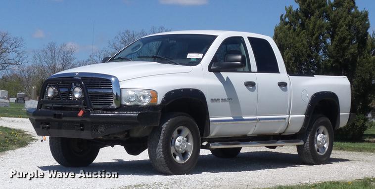 image for item DC7329 2004 Dodge Ram 2500 Laramie Quad Cab pickup truck