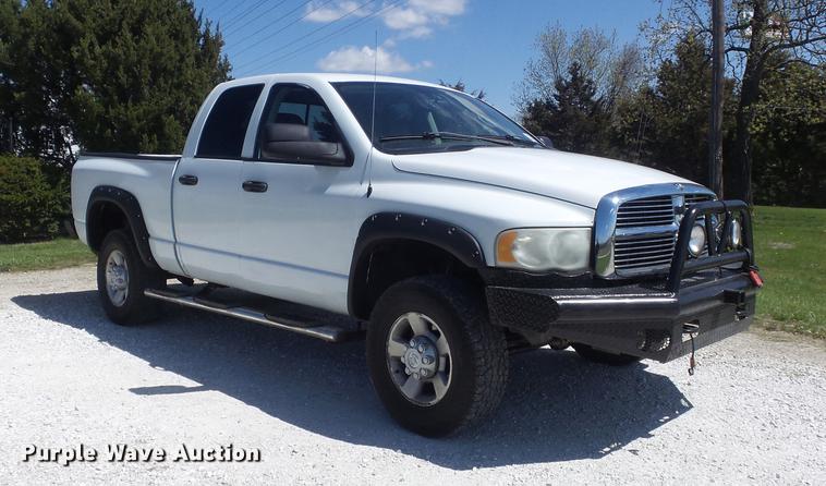 image for item DC7329 2004 Dodge Ram 2500 Laramie Quad Cab pickup truck