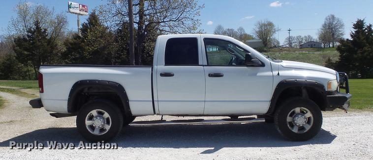 image for item DC7329 2004 Dodge Ram 2500 Laramie Quad Cab pickup truck
