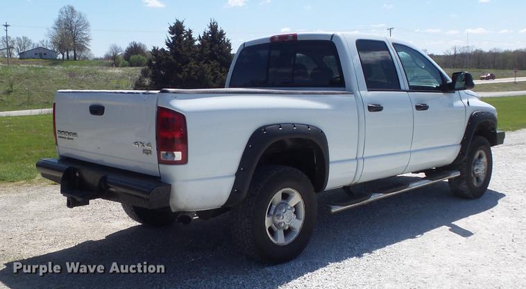 image for item DC7329 2004 Dodge Ram 2500 Laramie Quad Cab pickup truck