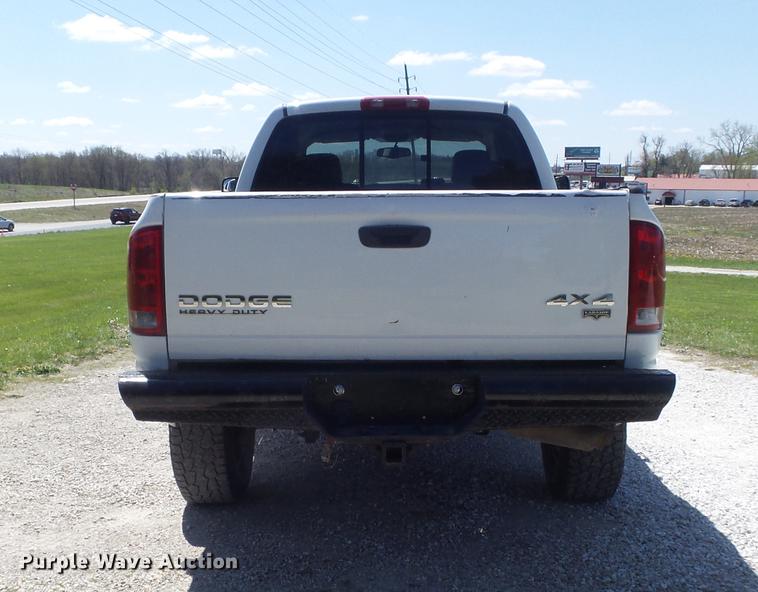 image for item DC7329 2004 Dodge Ram 2500 Laramie Quad Cab pickup truck