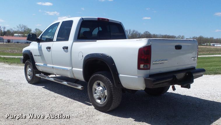 image for item DC7329 2004 Dodge Ram 2500 Laramie Quad Cab pickup truck