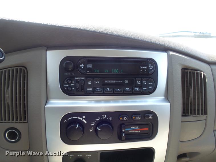 image for item DC7329 2004 Dodge Ram 2500 Laramie Quad Cab pickup truck