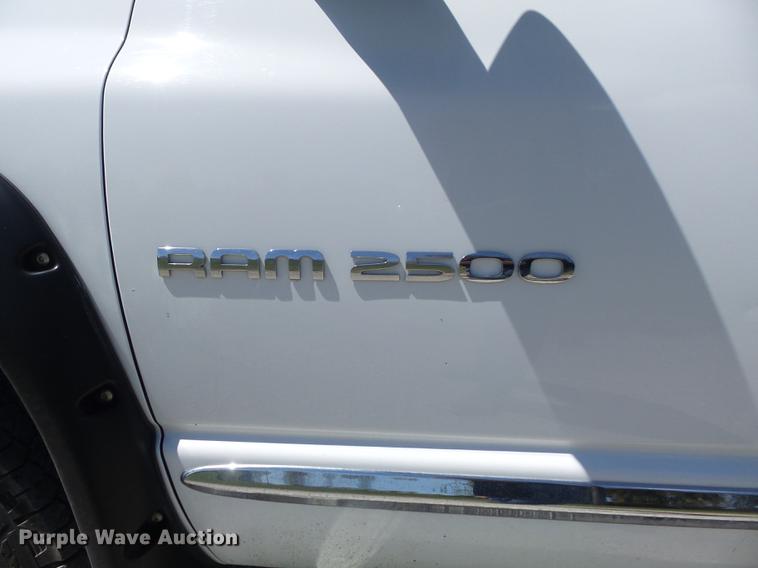 image for item DC7329 2004 Dodge Ram 2500 Laramie Quad Cab pickup truck