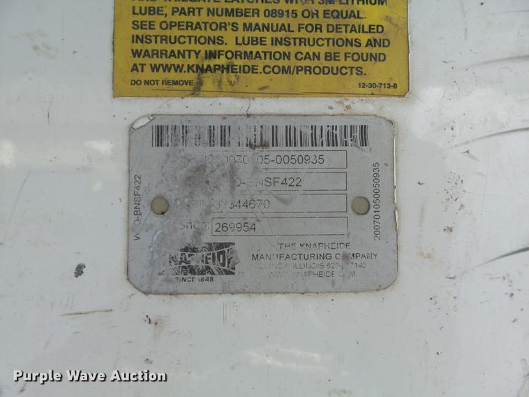 image for item DC7331 2007 Ford F550 Super Duty XL SuperCab service truck with crane