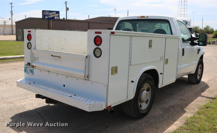 image for item DD1252 2010 Ford F250 Super Duty utility bed pickup truck