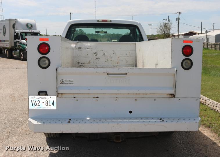 image for item DD1252 2010 Ford F250 Super Duty utility bed pickup truck