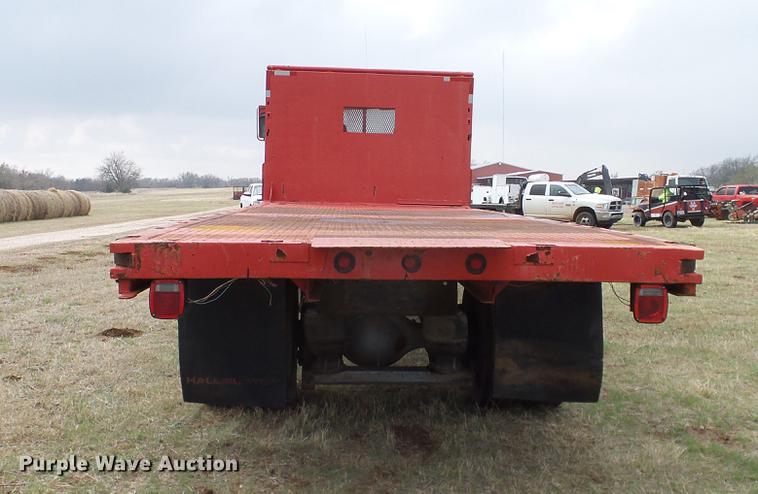 image for item DD1312 1991 Peterbilt 377 flatbed truck
