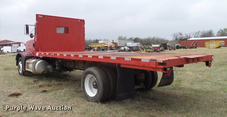 image for item DD1312 1991 Peterbilt 377 flatbed truck