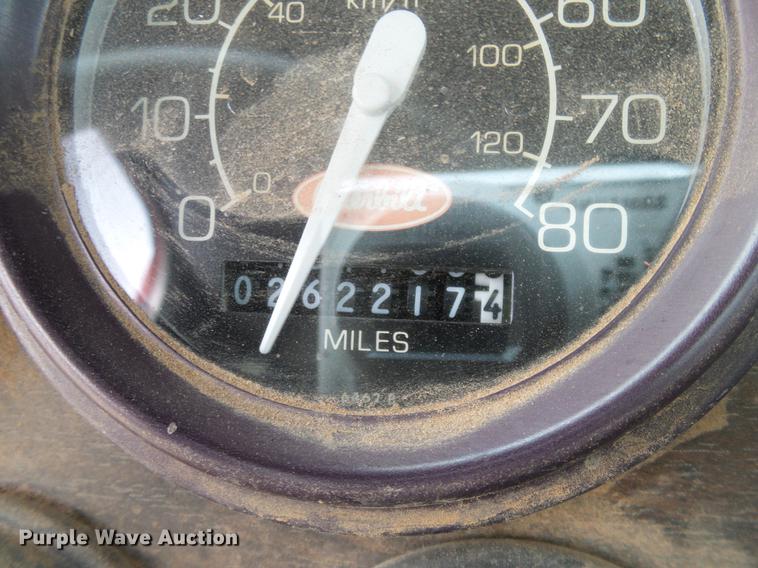 image for item DD1312 1991 Peterbilt 377 flatbed truck