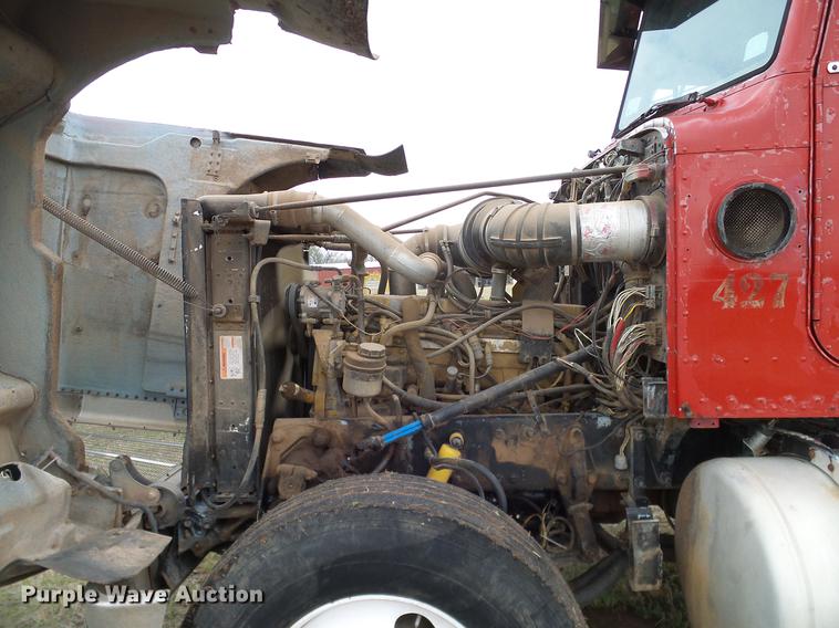 image for item DD1312 1991 Peterbilt 377 flatbed truck