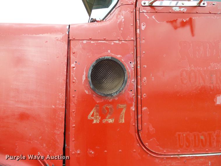 image for item DD1312 1991 Peterbilt 377 flatbed truck