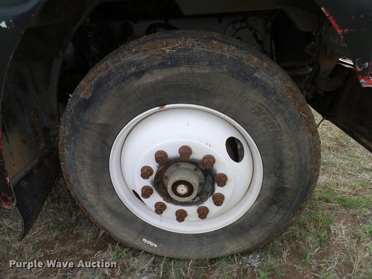 image for item DD1312 1991 Peterbilt 377 flatbed truck